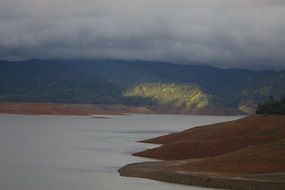 Landscape of lake oroville