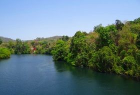 Kali river in nature