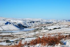 snow plain in december