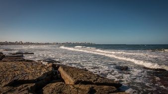 Landscape of the beautiful coast