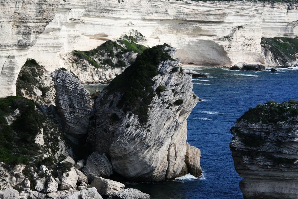 calm corsican seashore