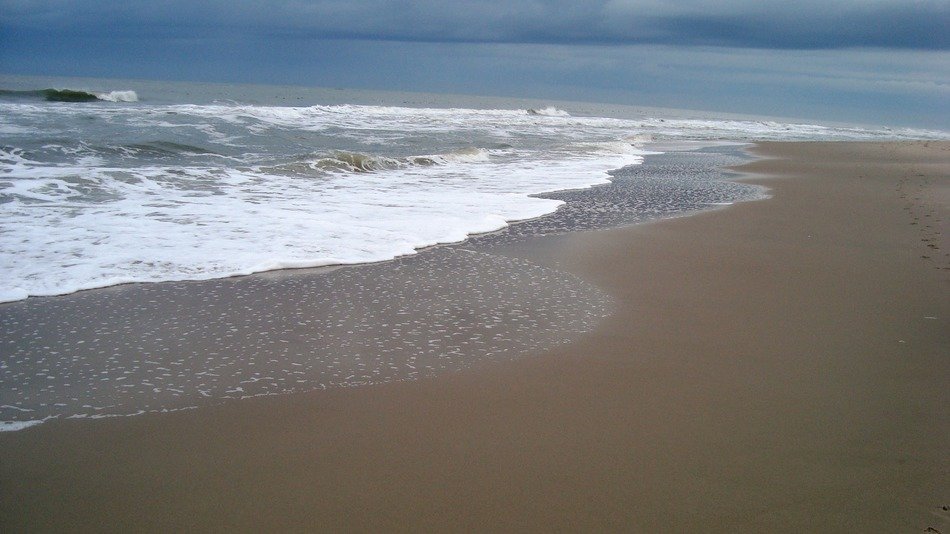 beach in autumn in Denmark