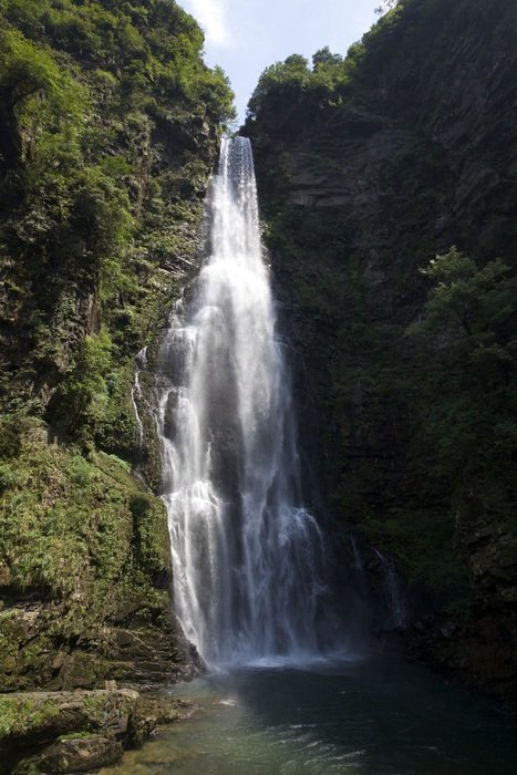 waterfall in the jinggang mountains