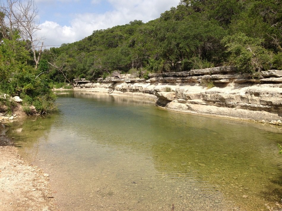 Picture of calm river Landscape