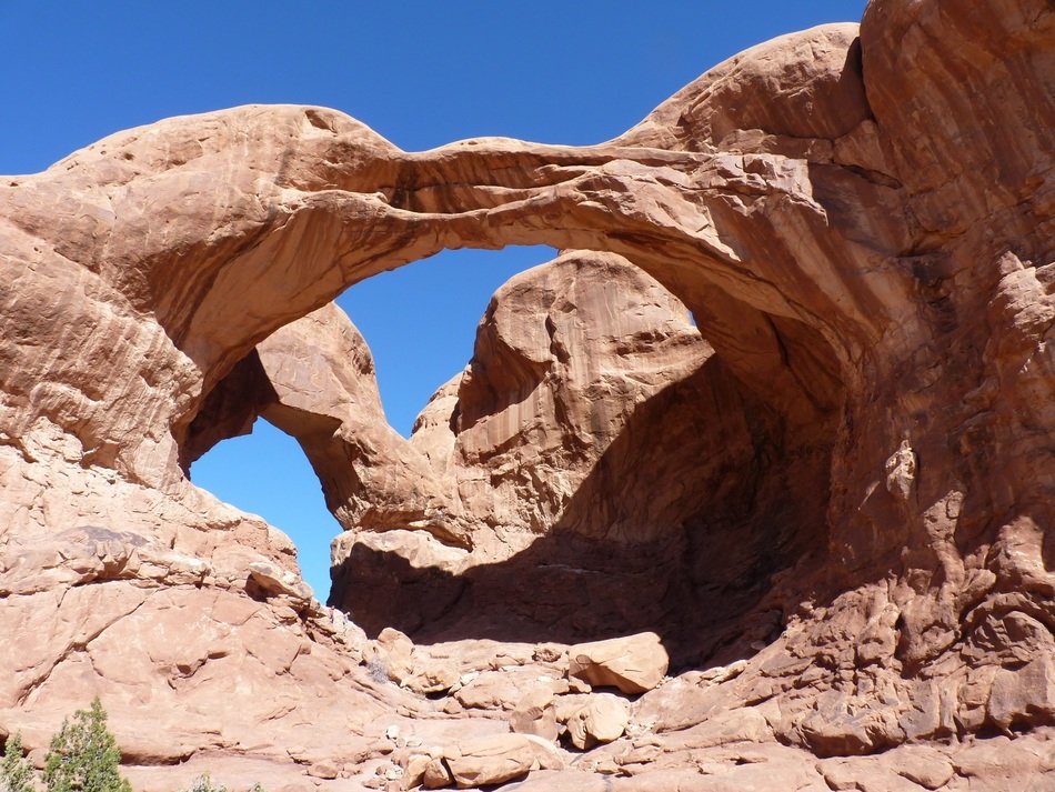 sandy rocks in Moab National Park
