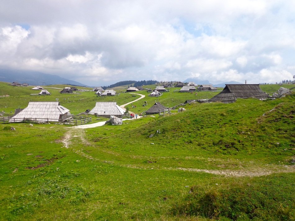 Velika planina is the site of one of Europe's few surviving high mountain