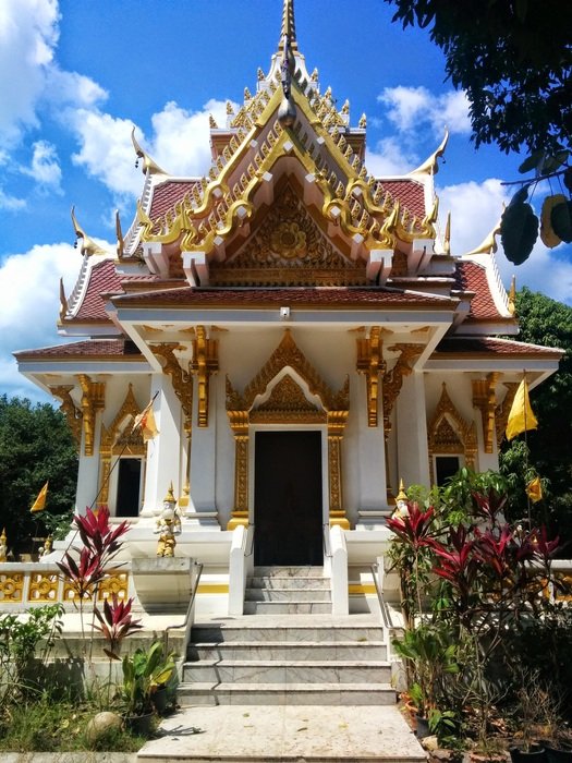 small ornate oriental temple, Thailand, Ko Samui