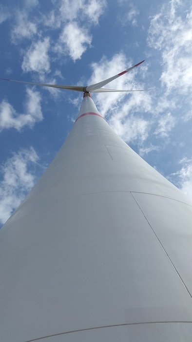 power station view from below