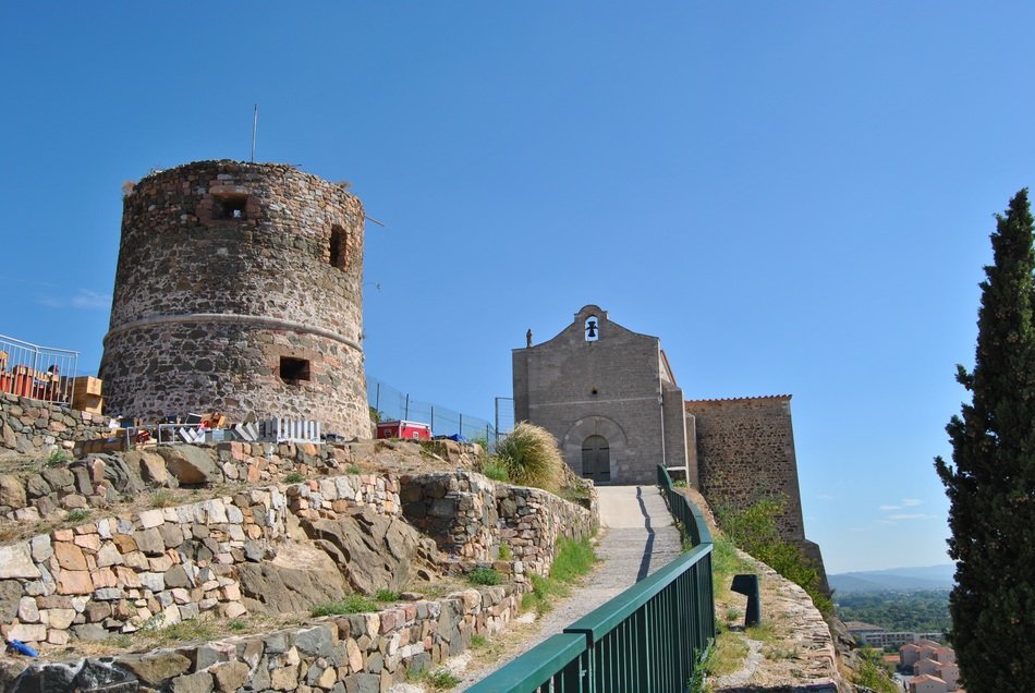 tower on the mountain in the south