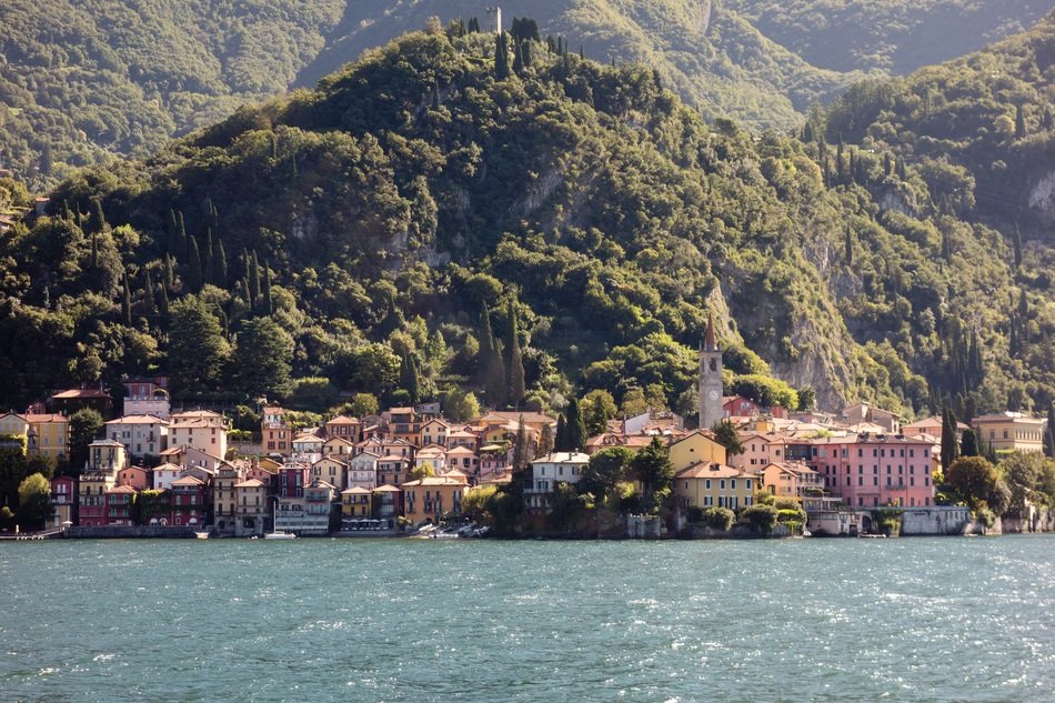 view of an old italian town