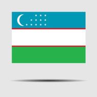 National flag of Uzbekistan