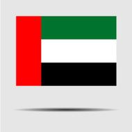 National flag of United Arab Emirates