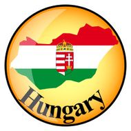 orange button with the image maps of Hungary