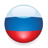 World Flag Button Russia