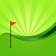 Vector silhouettes of golf