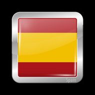 Flag of Spain Metal Icons