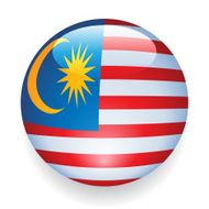 World Flag Button Malaysia