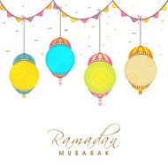 Beautiful greeting card for Ramadan Kareem celebration