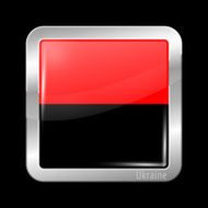 Flag of Ukraine Glossy Icons N2