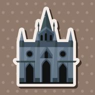 castle theme elements vector eps N28