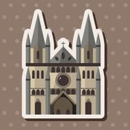 castle theme elements vector eps N30
