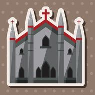 castle theme elements vector eps N33