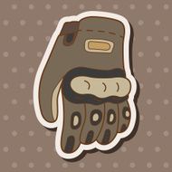 racing glove theme elements vector eps N3
