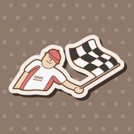 start racing theme elements vector eps N3