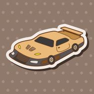 racing car theme elements vector eps N7