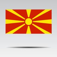 National flag of Macedonia