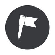 Vector modern gray circle icon N23