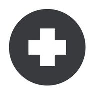 Vector modern gray circle icon N24