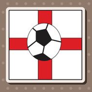 england soccer team flag theme elements vector eps N4