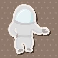 Space Astronaut theme elements vector eps10 N18