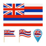 Hawaii island country flag