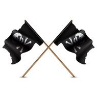 Jolly Roger (Calico Jack Rackham) vector flags
