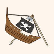pirate ship theme elements N16