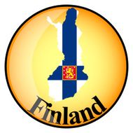 orange button with the image maps of Finland