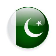 Round icon with flag of Pakistan