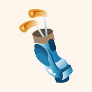 golf equipment theme elements N228
