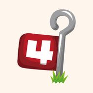 golf equipment theme elements N275