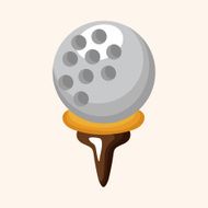 golf equipment theme elements N281
