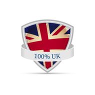 Made in England flag on the shield