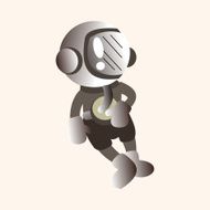 Space astronaut theme elements N39