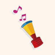 birthday horn theme elements N21