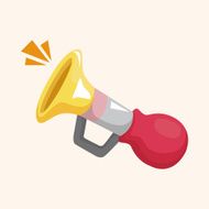 birthday horn theme elements N22