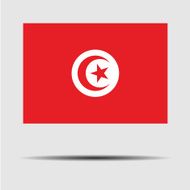 National flag of Tunisia