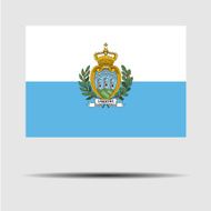 National flag of San-Marino
