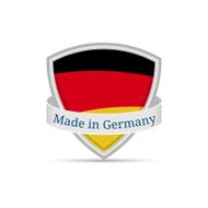 Made in Germany German flag on the shield