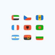 Flag of world N18
